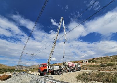 Produzione di calcestruzzo a aa San Giovanni Gemini, Agrigento